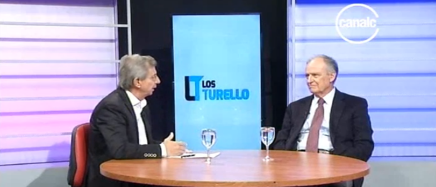 Manuel Tagle, Presidente de la Bolsa de Comercio, en 